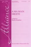 A Ma Man Droite Two-Part choral sheet music cover